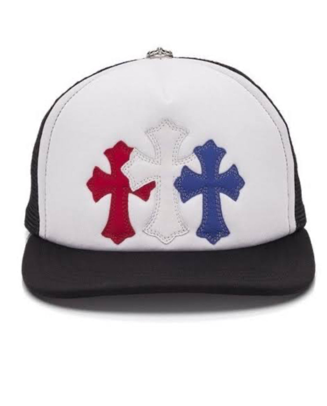 CHROMEHEARTS MULTI CROSS PATCH TRUCKER CAP