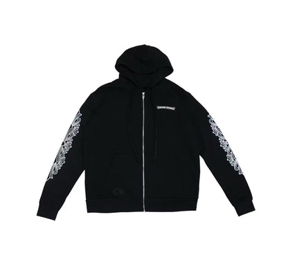 Chrome hearts "eye chart zip hoodie"