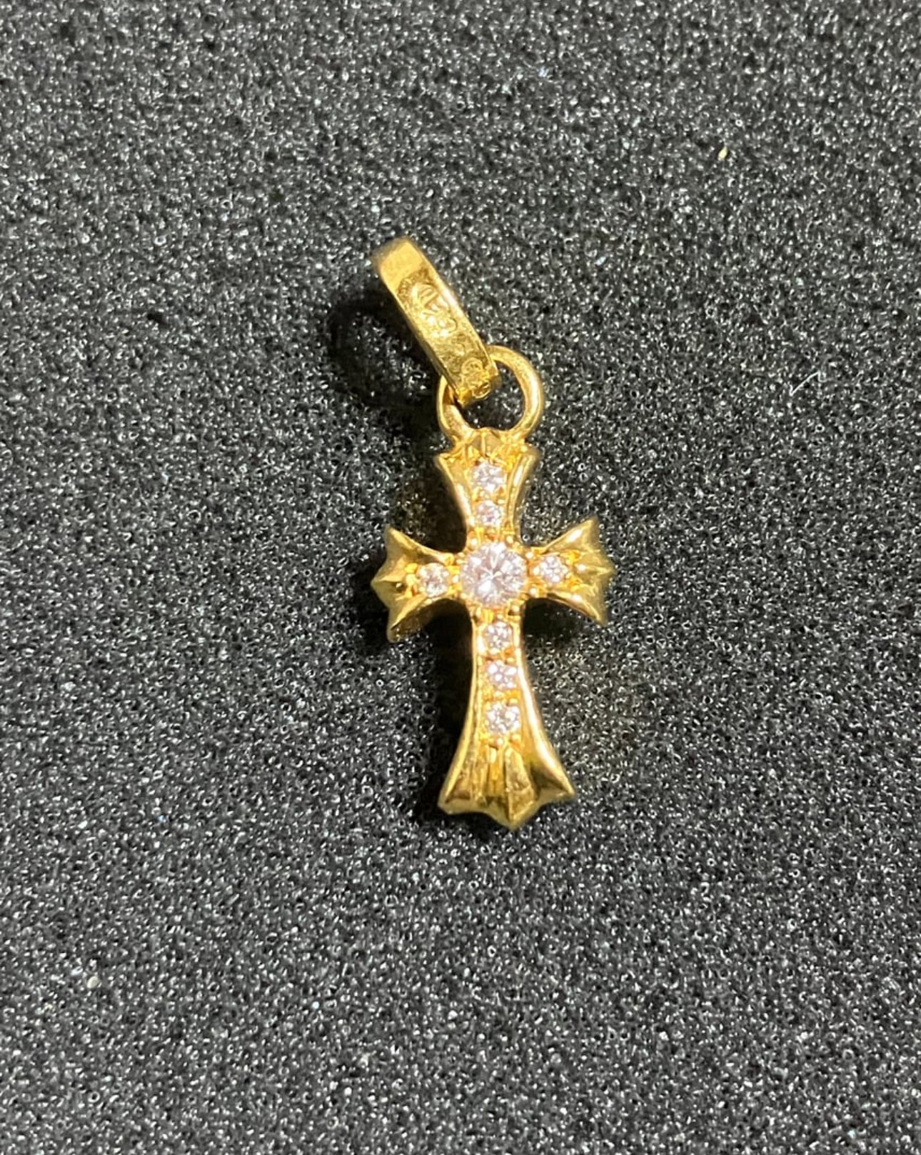 Chrome hearts 22k baby fat pave dia