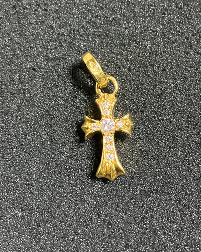 Chrome hearts 22k baby fat pave dia