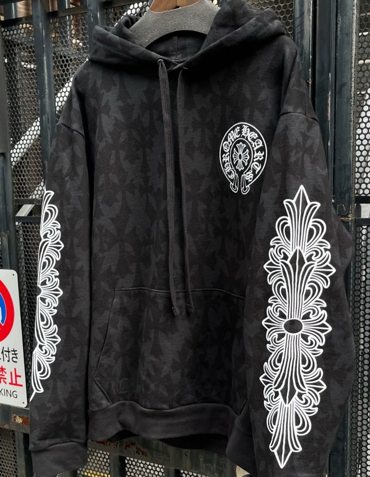 Chrome hearts graveyard hoodie