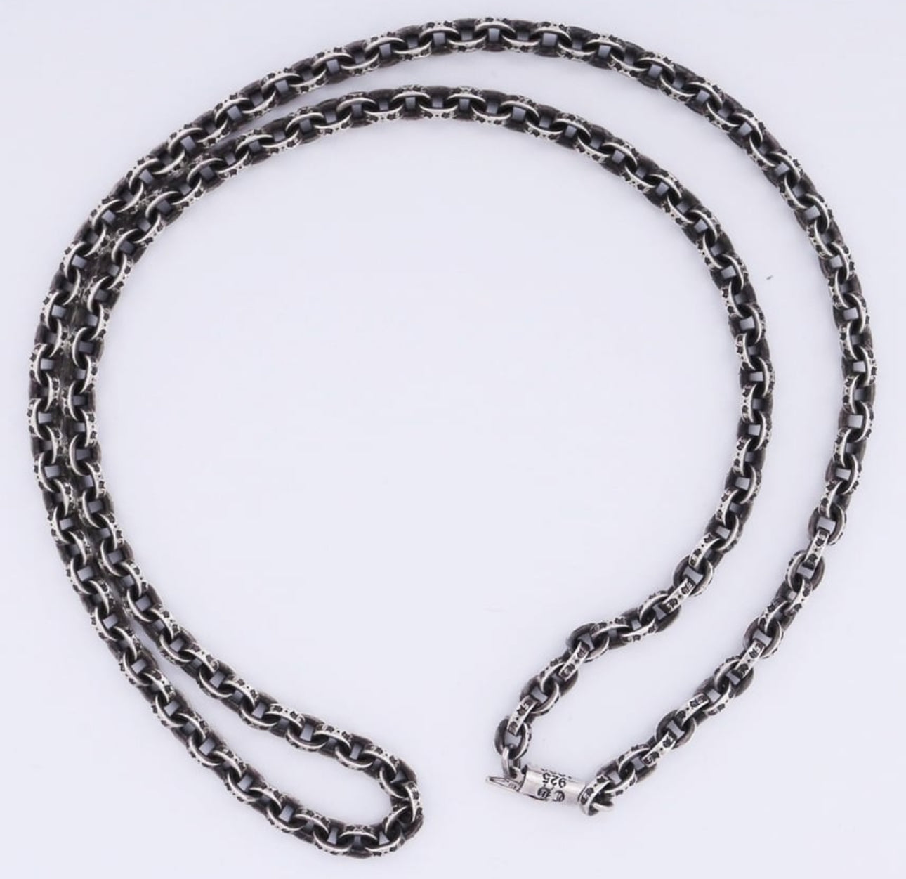 Chrome hearts paperchain necklace 18" (vintage)