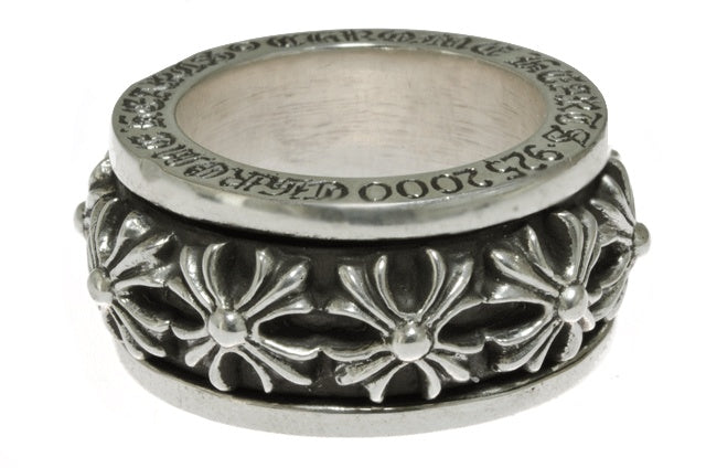 Chrome hearts "chx" spinner ring