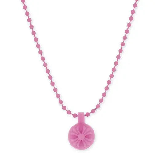 Chrome hearts silichrome cross ball necklace