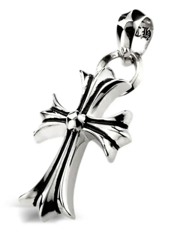 chrome hearts small cross with bale .925