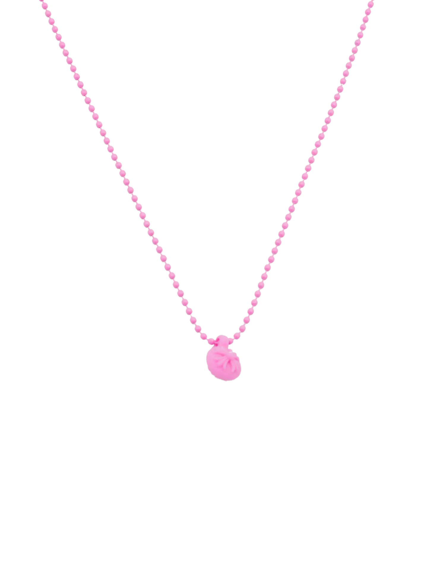 Chrome Hearts Silichrome Crossball Necklace