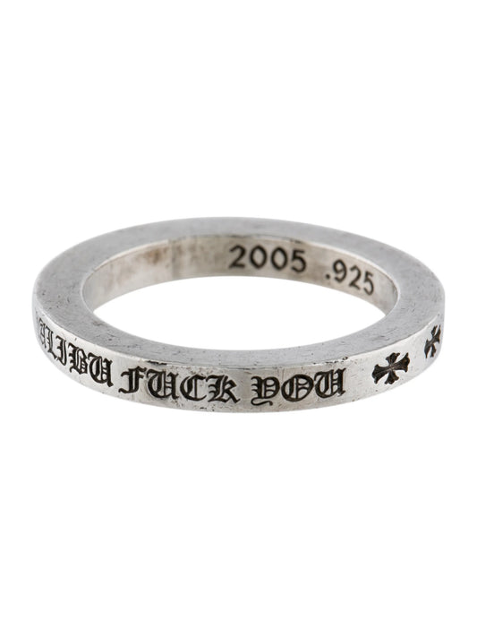Chrome Hearts Malibu Fuck You Spacer Ring (10)
