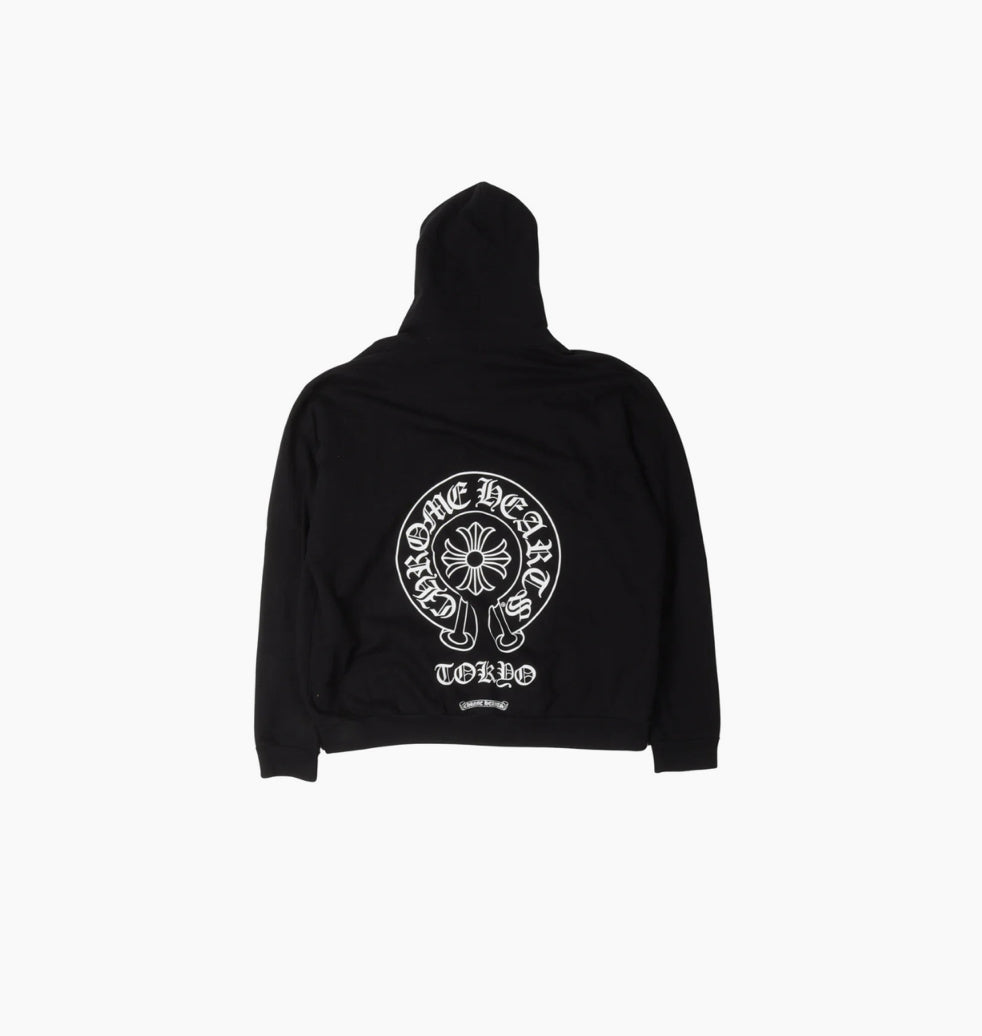 Chrome hearts tokyo exclusive zip hoodie (black)