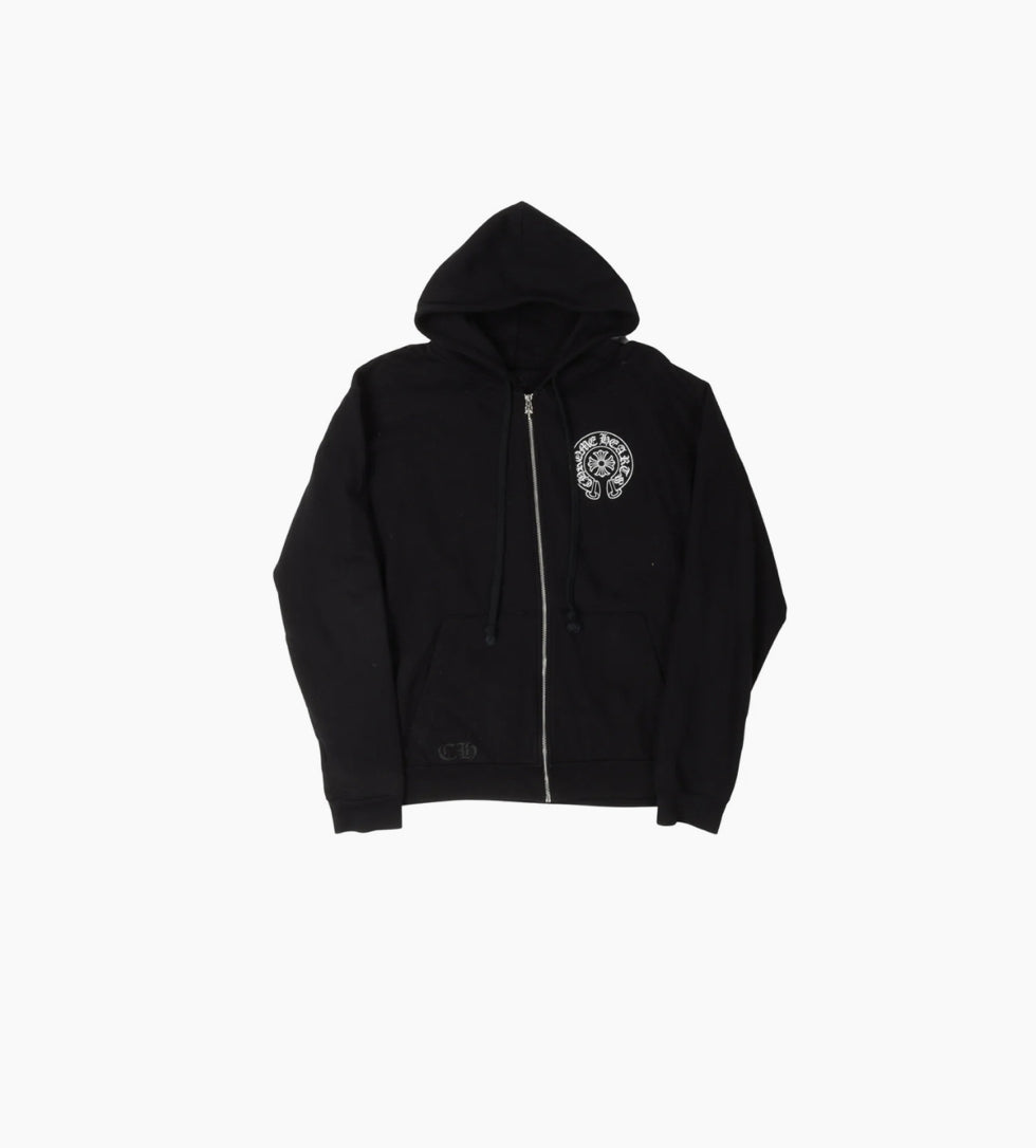 Chrome hearts tokyo exclusive zip hoodie (black)