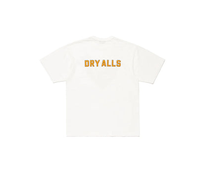 Human made heart logo tee (white/yellow)