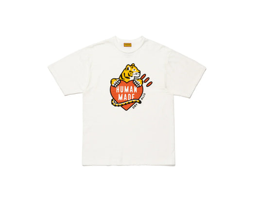 Human made heart tiger tee