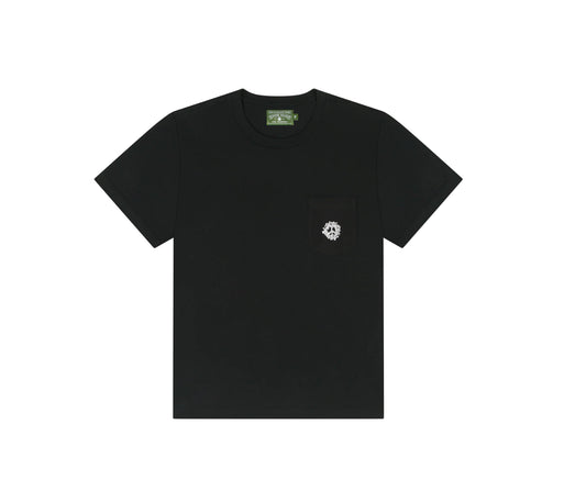 Denim Tears Peace wreath pocket tee