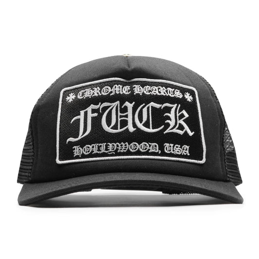 Chrome Hearts Fuck Hollywood Trucker Cap