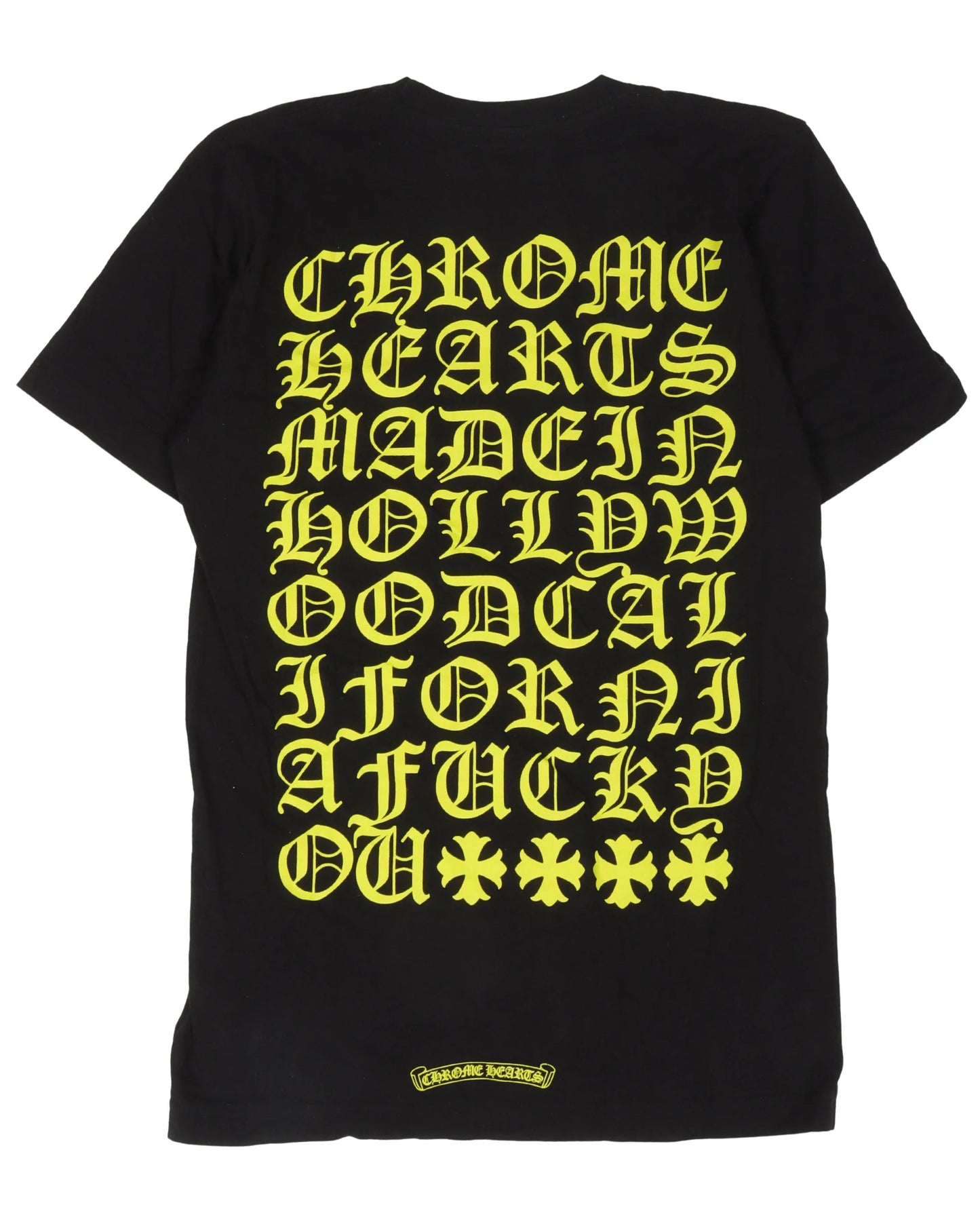 Chrome Hearts Eye Chart Neon Lime (L)