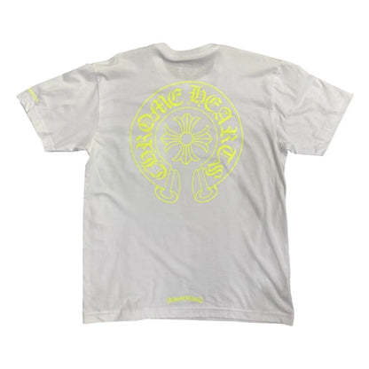 Chrome Hearts Horseshoe Neon Lime Tee (M)