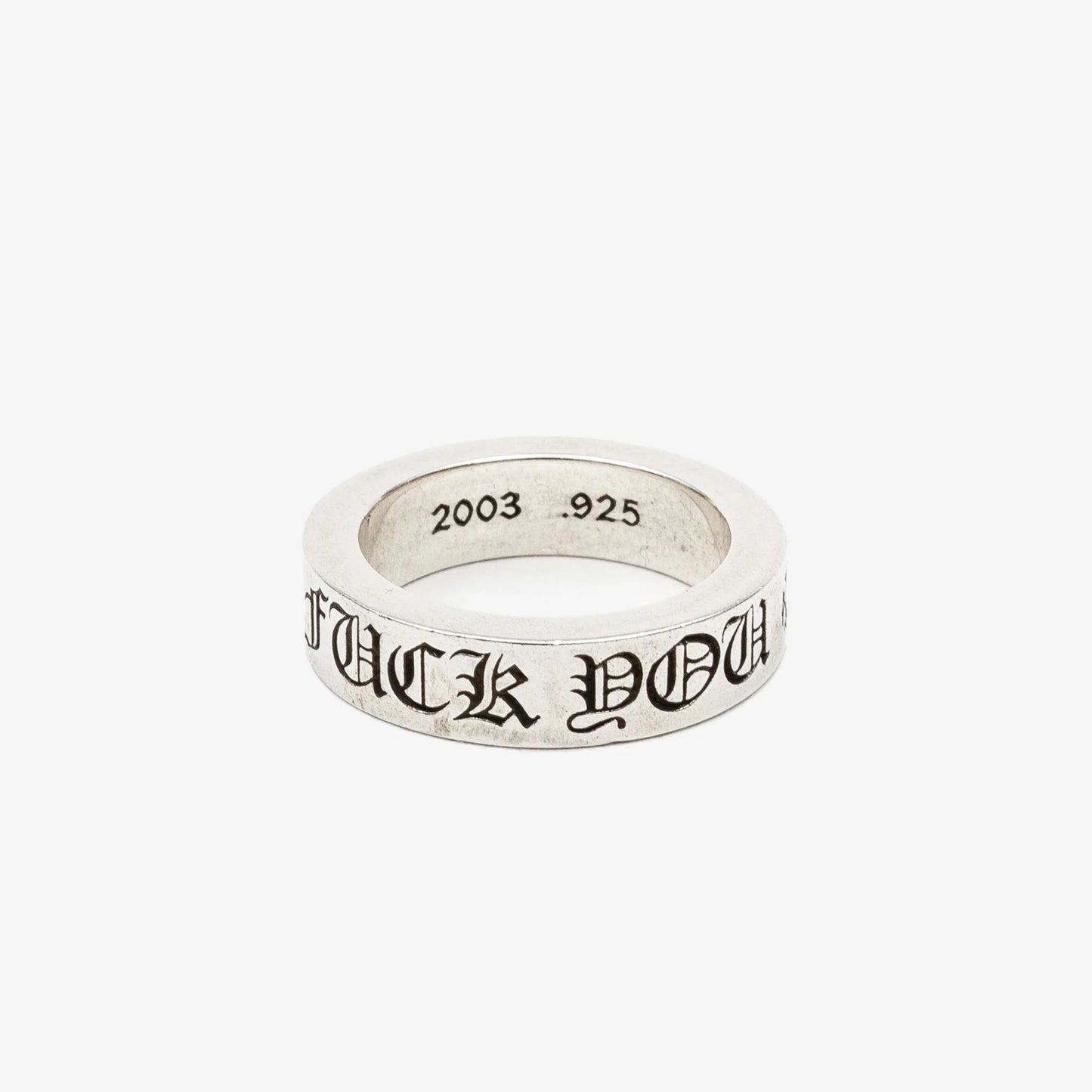 Chrome Hearts Fuck You Spacer Ring (9.5US)