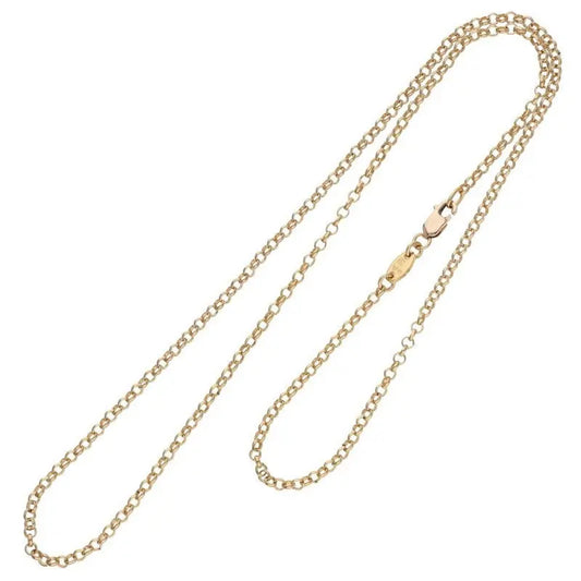 Chrome hearts roll chain 22k gold