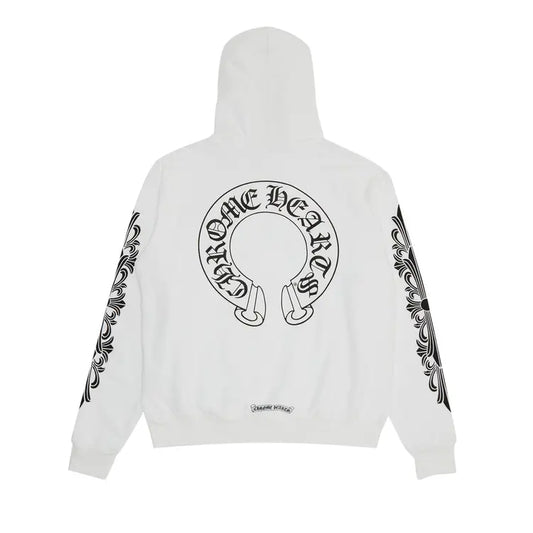 Chrome hearts horshoe hoodie floral