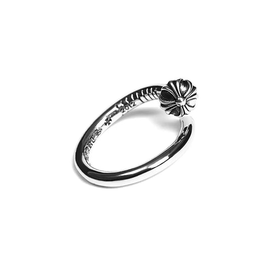 Chrome hearts cross ball nail ring