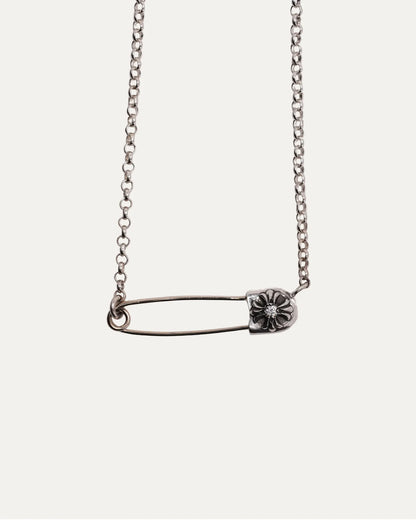 Chrome hearts safety pin pave dia