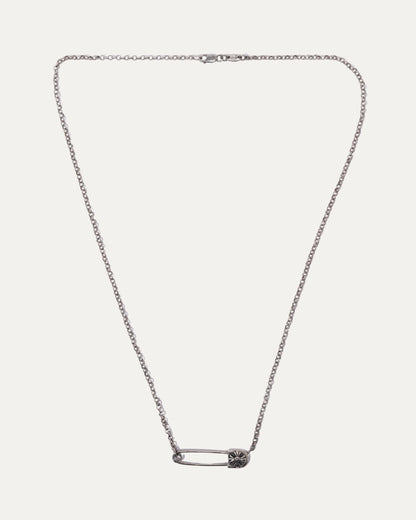 Chrome hearts safety pin pave dia