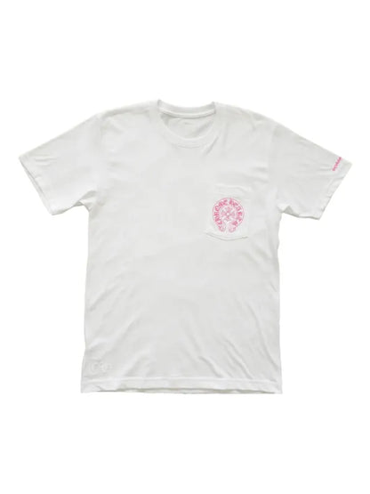 Chrome Hearts Horseshoe White Pink Tee (XL)