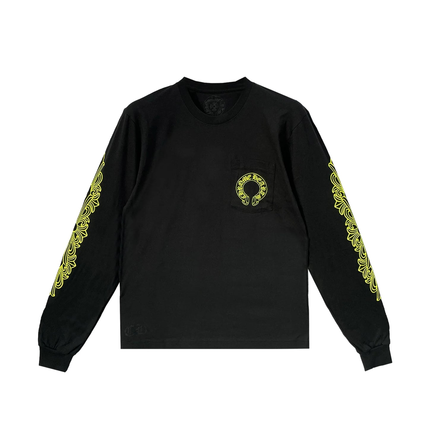Chrome Hearts Black Neon Long Sleeves Tee (XL)