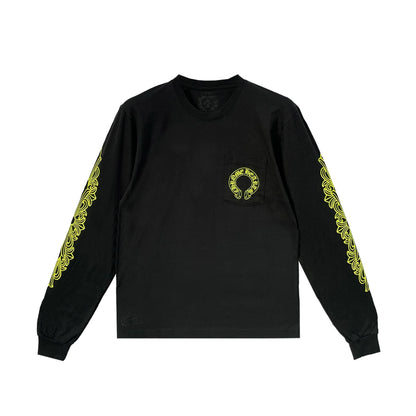 Chrome Hearts Black Neon Long Sleeves Tee (XL)