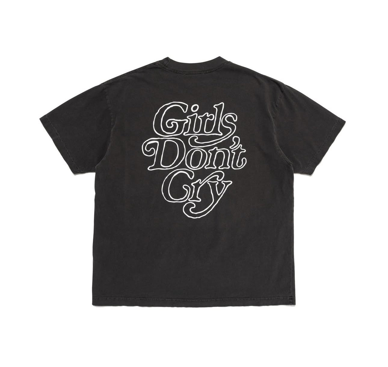 Girls Don't Cry Undercover Face Girl Logo Tee Black