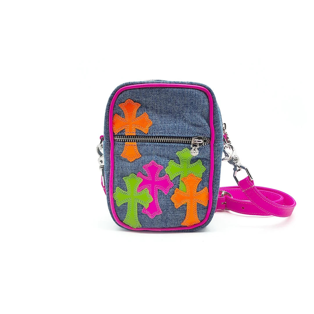 Chrome Heart Taka Mini Denim Bag